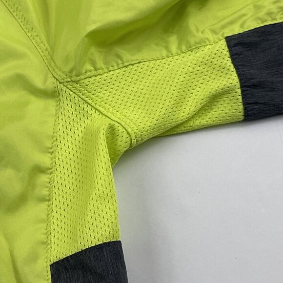 Hind Running Windbreaker Jacket Men’s S Neon Yellow Full Zip Two Pocket Hi-viz - Picture 9 of 9